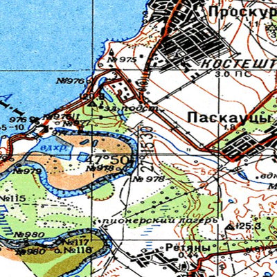 Avenza Systems Inc. Soviet Genshtab - l35-007--(1972) - Republic of Moldova digital map