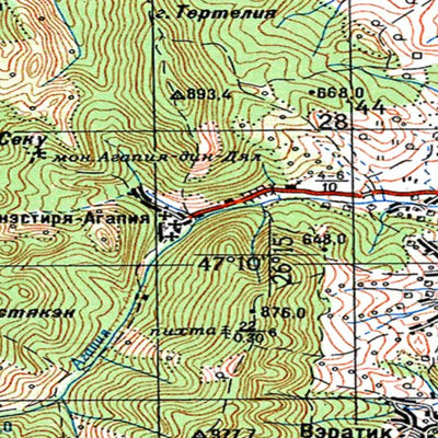 Avenza Systems Inc. Soviet Genshtab - l35-029--(1972) - Romania digital map