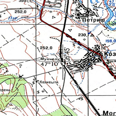 Avenza Systems Inc. Soviet Genshtab - l35-030--(1971) - Romania digital map