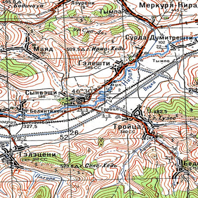 Avenza Systems Inc. Soviet Genshtab - l35-050--(1971) - Romania digital map