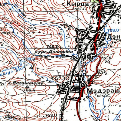Avenza Systems Inc. Soviet Genshtab - l35-052--(1971) - Romania digital map