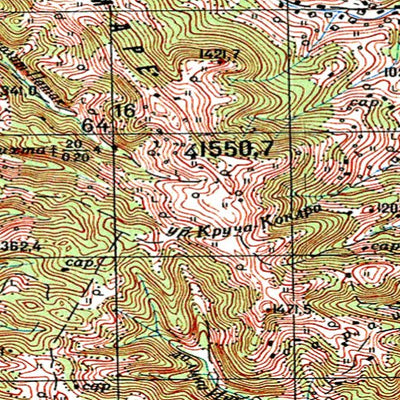 Avenza Systems Inc. Soviet Genshtab - l35-052--(1971) - Romania digital map