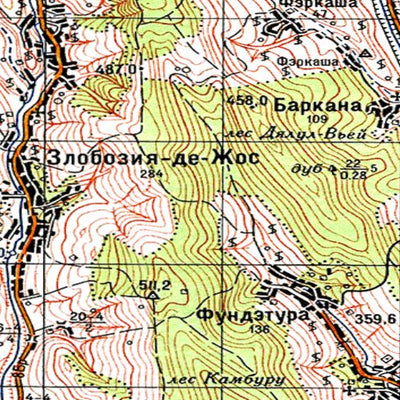 Avenza Systems Inc. Soviet Genshtab - l35-055--(1971) - Romania digital map