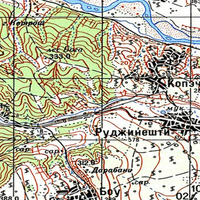 Avenza Systems Inc. Soviet Genshtab - l35-067--(1972) - Romania digital map