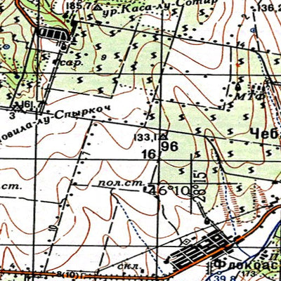 Avenza Systems Inc. Soviet Genshtab - l35-069--(1972) - Republic of Moldova digital map