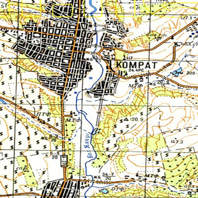 Avenza Systems Inc. Soviet Genshtab - l35-070--(1985) - Ukraine digital map