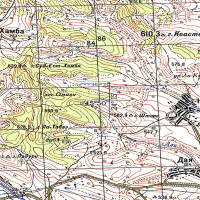 Avenza Systems Inc. Soviet Genshtab - l35-073--(1973) - Romania digital map