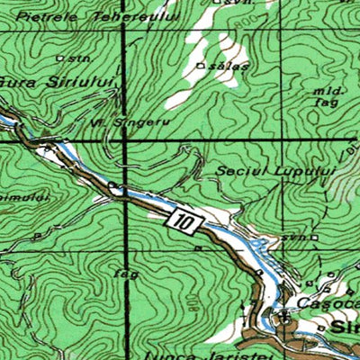 Avenza Systems Inc. Soviet Genshtab - l35-089 - Romania digital map