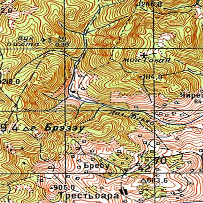 Avenza Systems Inc. Soviet Genshtab - l35-090--(1971) - Romania digital map