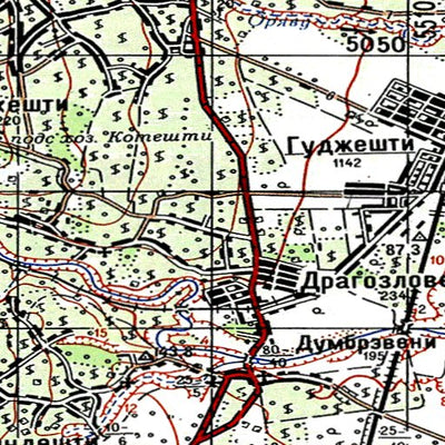 Avenza Systems Inc. Soviet Genshtab - l35-091--(1971) - Romania digital map
