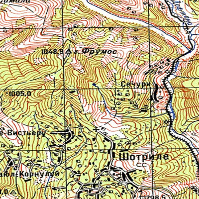 Avenza Systems Inc. Soviet Genshtab - l35-100--(1972) - Romania digital map