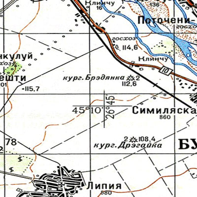Avenza Systems Inc. Soviet Genshtab - l35-102--(1972) - Romania digital map