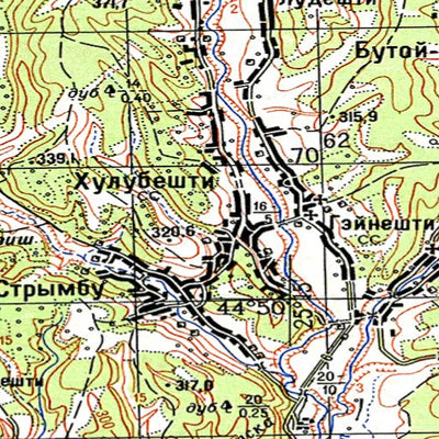 Avenza Systems Inc. Soviet Genshtab - l35-111--(1972) - Romania digital map