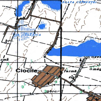 Avenza Systems Inc. Soviet Genshtab - l35-115 - Romania digital map