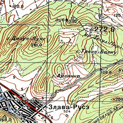 Avenza Systems Inc. Soviet Genshtab - l35-118--(1971) - Romania digital map