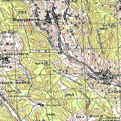 Avenza Systems Inc. Soviet Genshtab - l35-121--(1972) - Romania digital map