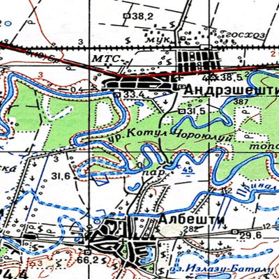 Avenza Systems Inc. Soviet Genshtab - l35-127--(1972) - Romania digital map