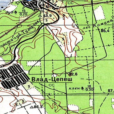 Avenza Systems Inc. Soviet Genshtab - l35-137--(1972) - Romania digital map