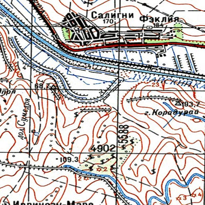 Avenza Systems Inc. Soviet Genshtab - l35-141--(1972) - Romania digital map