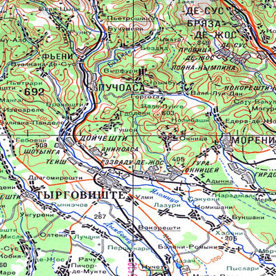 Avenza Systems Inc. Soviet Genshtab - l35-3 - Romania digital map
