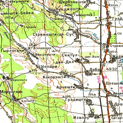 Avenza Systems Inc. Soviet Genshtab - l35-31 - Romania digital map