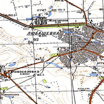 Avenza Systems Inc. Soviet Genshtab - l36-001--(1984) - Ukraine digital map