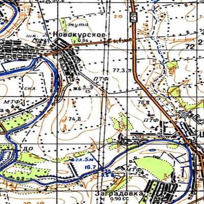 Avenza Systems Inc. Soviet Genshtab - l36-019--(1985) - Ukraine digital map