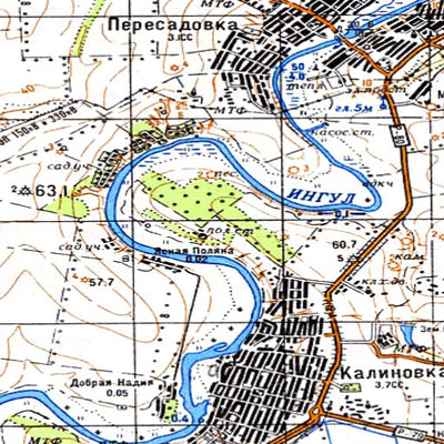 Avenza Systems Inc. Soviet Genshtab - l36-029--(1985) - Ukraine digital map