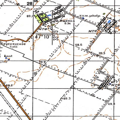 Avenza Systems Inc. Soviet Genshtab - l36-031--(1986) - Ukraine digital map