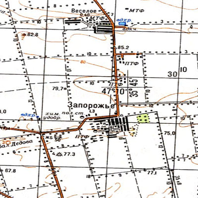 Avenza Systems Inc. Soviet Genshtab - l36-036--(1988) - Ukraine digital map
