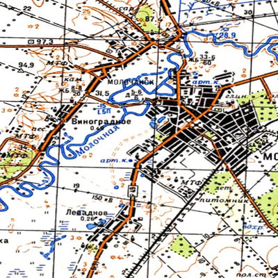 Avenza Systems Inc. Soviet Genshtab - l36-036--(1988) - Ukraine digital map