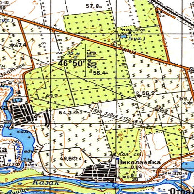 Avenza Systems Inc. Soviet Genshtab - l36-043--(1989) - Ukraine digital map