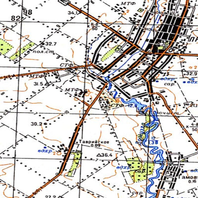 Avenza Systems Inc. Soviet Genshtab - l36-048--(1988) - Ukraine digital map