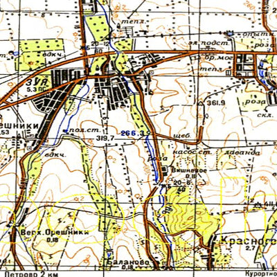 Avenza Systems Inc. Soviet Genshtab - l36-105--(1984) - Ukraine digital map