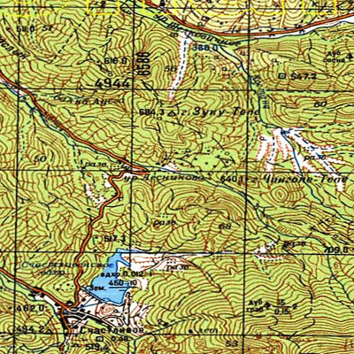 Avenza Systems Inc. Soviet Genshtab - l36-129--(1986) - Ukraine digital map