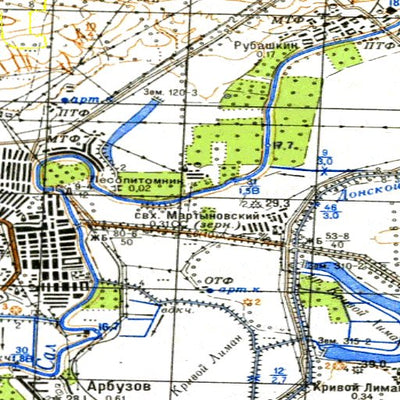 Avenza Systems Inc. Soviet Genshtab - l37-036 - Russia digital map