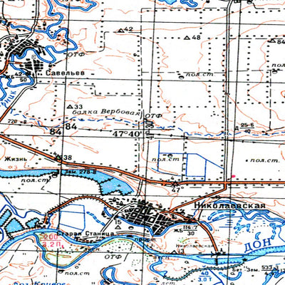 Avenza Systems Inc. Soviet Genshtab - l37-06 - Russia digital map