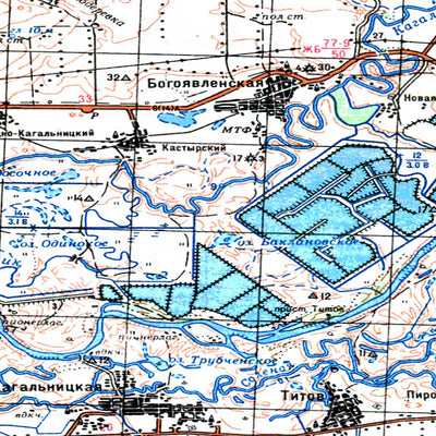 Avenza Systems Inc. Soviet Genshtab - l37-06 - Russia digital map