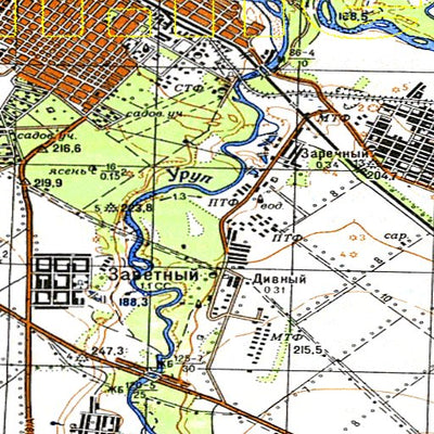 Avenza Systems Inc. Soviet Genshtab - l37-119 - Russia digital map
