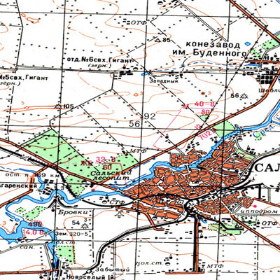 Avenza Systems Inc. Soviet Genshtab - l37-18-1 - Russia digital map
