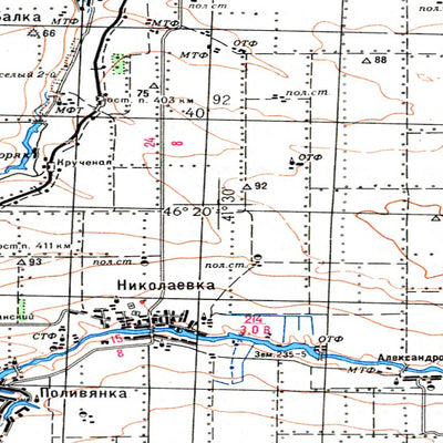 Avenza Systems Inc. Soviet Genshtab - l37-18 - Russia digital map