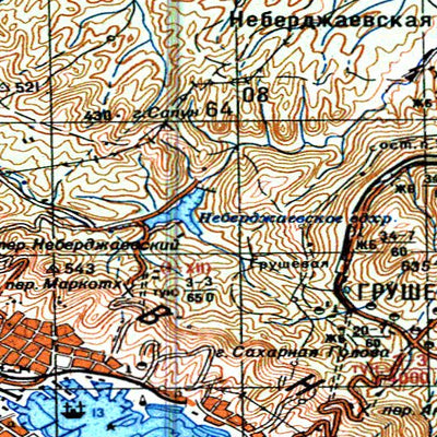 Avenza Systems Inc. Soviet Genshtab - l37-26 - Russia digital map