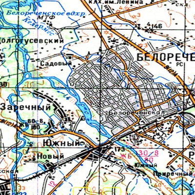 Avenza Systems Inc. Soviet Genshtab - l37-28-1 - Russia digital map