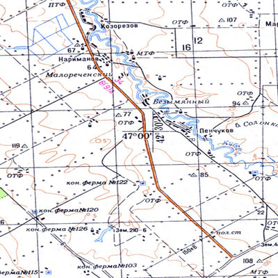 Avenza Systems Inc. Soviet Genshtab - l38-07 - Russia digital map