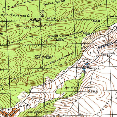 Avenza Systems Inc. Soviet Genshtab: l38-109-3 digital map