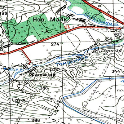 Avenza Systems Inc. Soviet Genshtab - l38-26 - Russia digital map