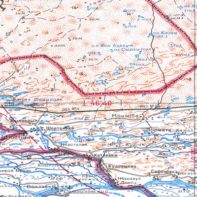 Avenza Systems Inc. Soviet Genshtab - l39-1 - Russia digital map