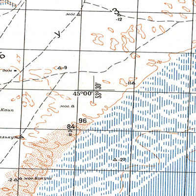Avenza Systems Inc. Soviet Genshtab - l39-30 - Kazakhstan digital map