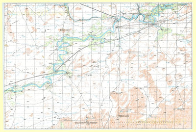 Avenza Systems Inc. Soviet Genshtab - l41-129 - Kazakhstan digital map