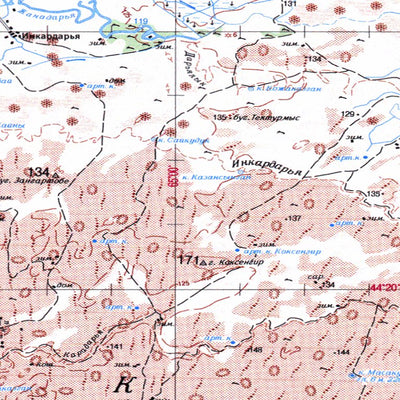Avenza Systems Inc. Soviet Genshtab - l41-4--(2003) - Kazakhstan digital map